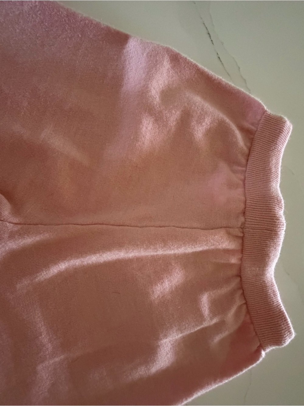 Knitted Pink Drawstring Lounge Pants - Picture 6 of 6